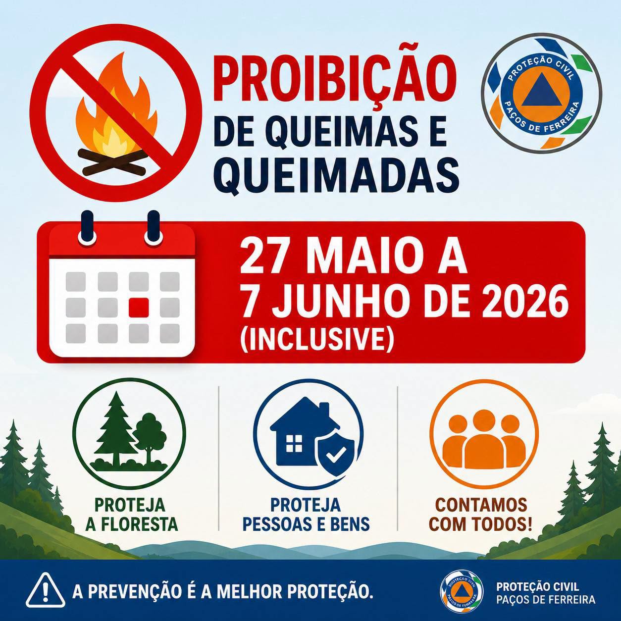 Proibição de queimas e queimadas